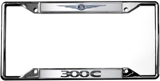 Chrysler Logo / 300 C License Plate Frame