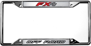 Ford FX4 / Off Road License Plate Cover