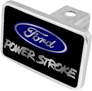 Ford Oval "Power Stroke" Trailer Hitch Cover