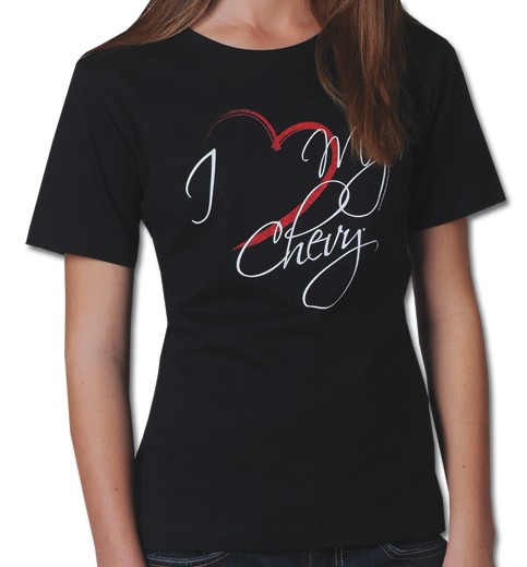 Chevrolet Ladies 'I Love My Chevy" Tee 