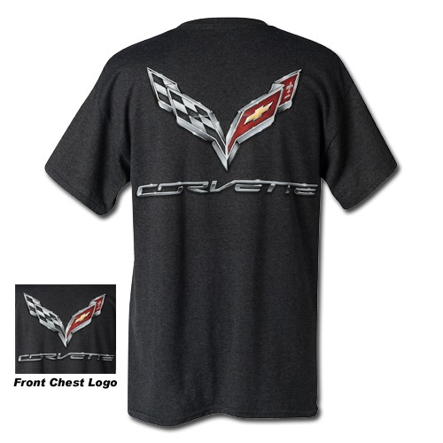 C7 Corvette Flag Logo T Shirt