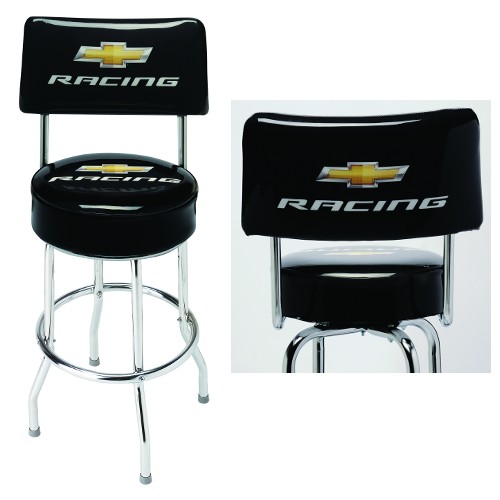 Chevy Racing EZ-Comfort Counter Stool with Back