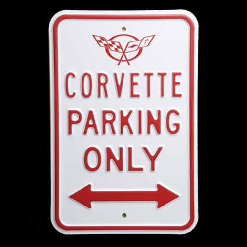 C5 Corvette Parking Sign