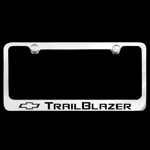 Chevy Trail Blazer License Plate Frame Chrome