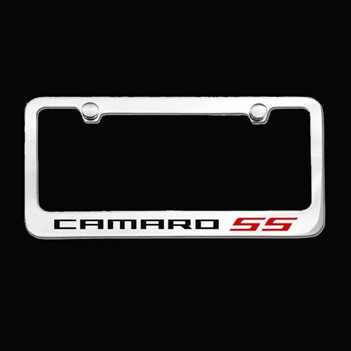 Camaro SS License Plate Frame - Chrome
