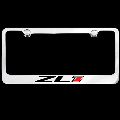 ZL1 Camaro License Plate Frame Chrome