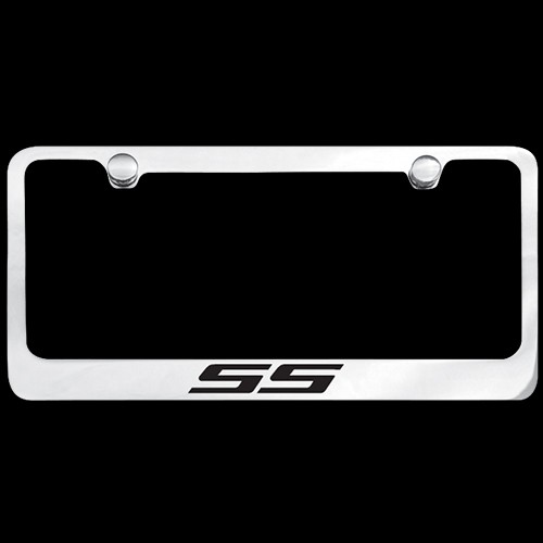 SS License Plate Frame Chrome