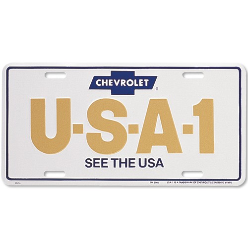 Chevrolet USA-1 See the USA License Plate
