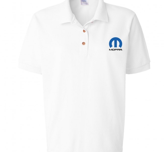 Ladies Mopar White Polo Shirt