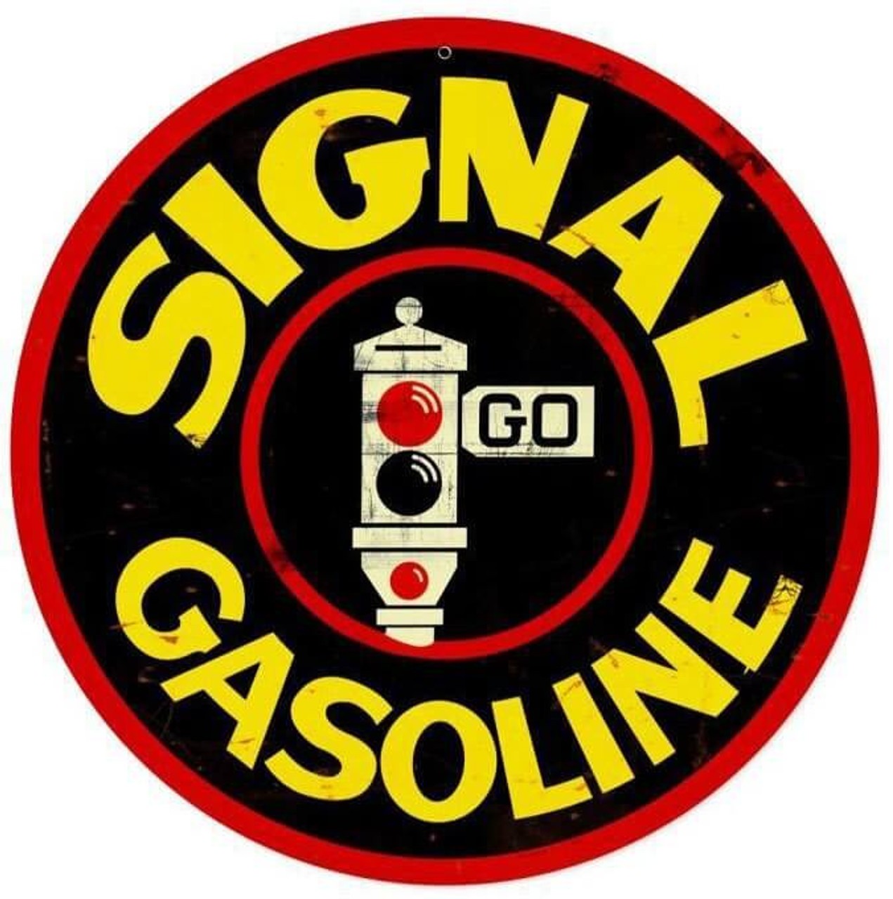 Signal Gasoline Vintage Sign 28 x 28