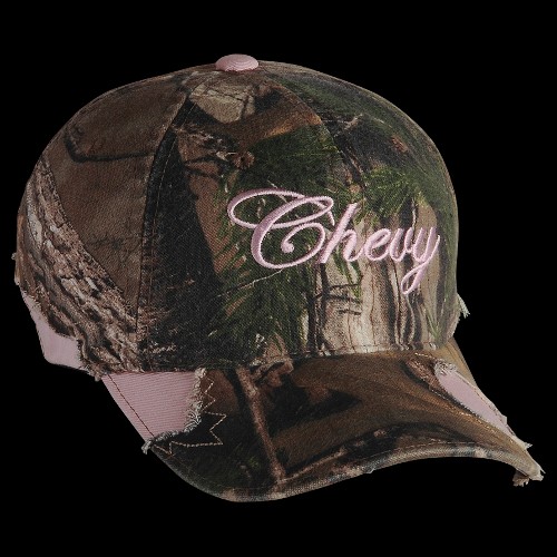Ladies Camo Chevy Frayed Hat by Realtree