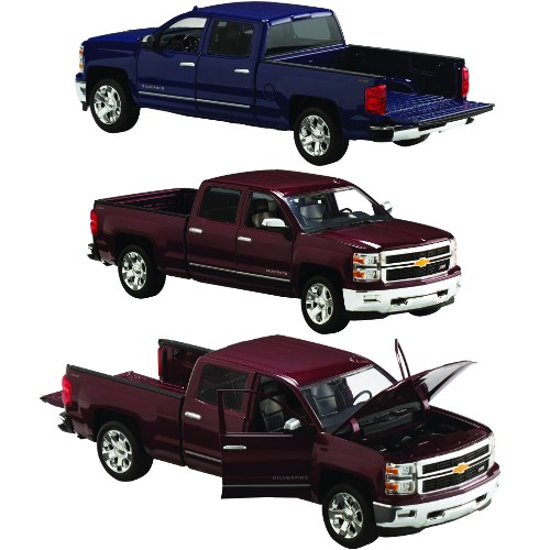 2014 Chevy Silverado LTZ Z71 Crew Cab 1:24 Scale Model