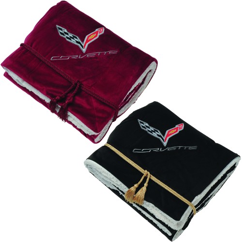 C7 Corvette Lamb's Wool Blanket
