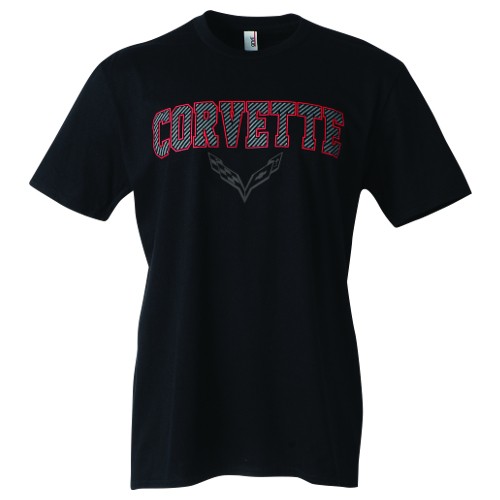 C7 Corvette T Shirt with Carbon Fiber Graphic