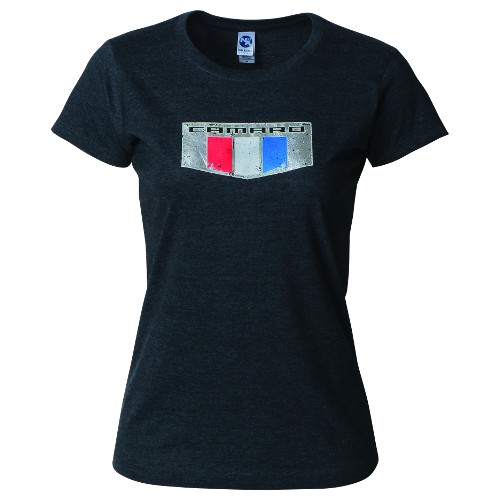 Ladies Generation Six Camaro  Foil Emblem T Shirt
