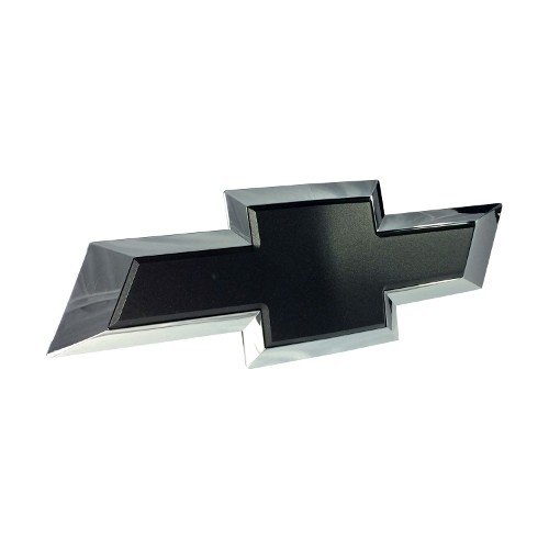 Chevy Silverado Bowtie Matt Black Powder Coat Front Insert