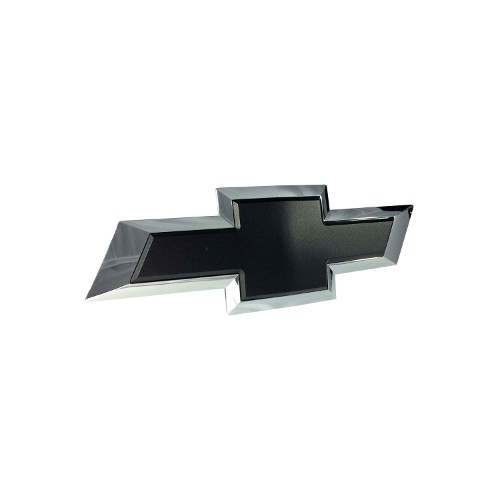 Chevy Silverado Bowtie Matt Black Powder Coat Rear Insert