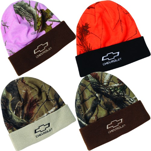 Chevrolet Camo Cuff Beanie with Chevy Bowtie