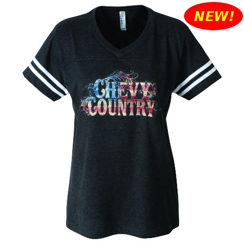 Chevrolet Ladies Country Jersey T Shirt