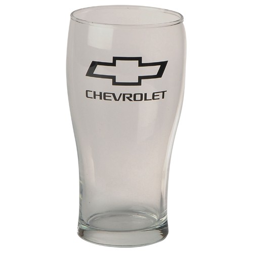 Chevrolet Pub Glass with Chevy Bowtie