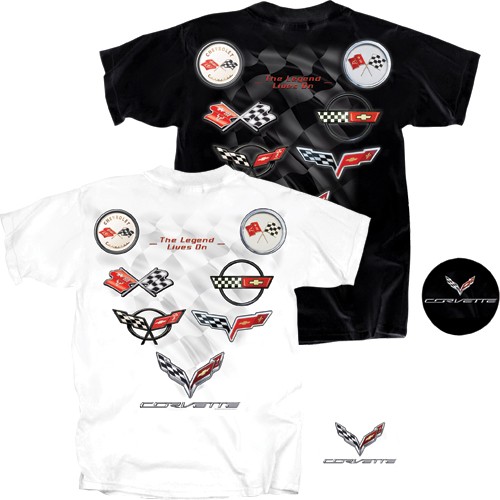 Corvette The Legend Lives On Tee