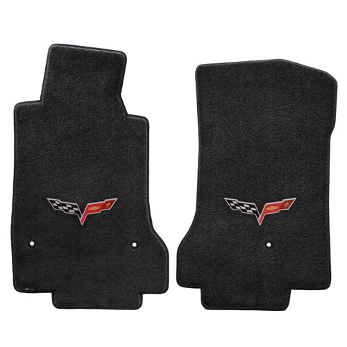 C6 Corvette 2007.5-2013.5 2PC Velourtex Floor Mats