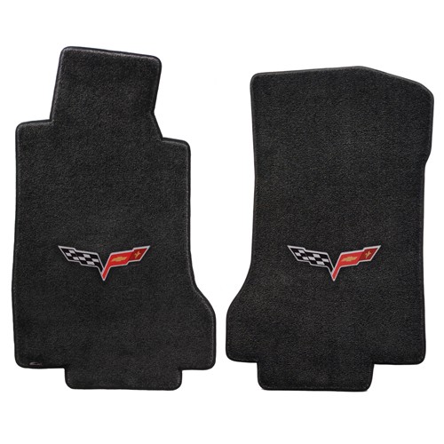 C6 Corvette 2005-2007.5 2PC Velourtex Floor Mats
