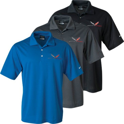 C7 Corvette Grand Sport Dri-fit Polo by Nike