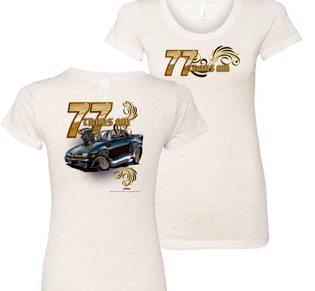 Ladies 77 Trans Am Tooned Up T Shirt
