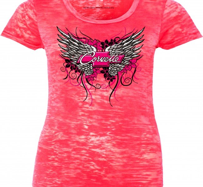 Ladies Corvette Wings T Shirt