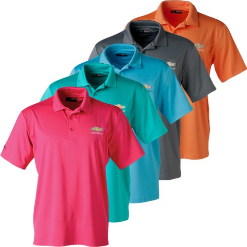 Chevrolet Opti-Dri Polo with Gold Bowtie