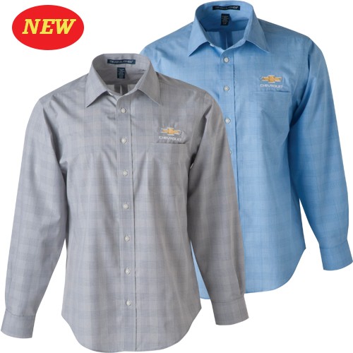 Chevrolet Plaid Shirt with Gold Bowtie