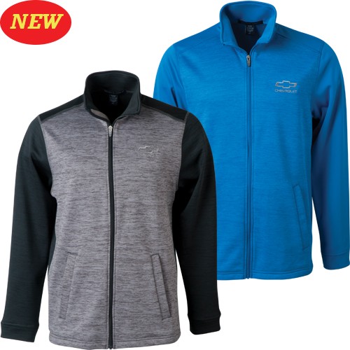 Chevrolet Newbury Colorblock Full Zip Fleece Jacket with Bowtie