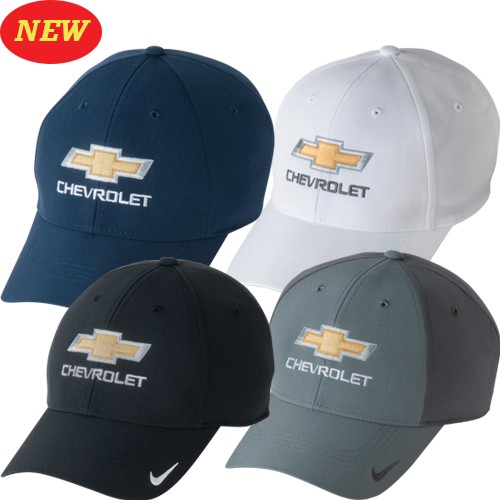 Chevrolet Hat with Gold Bowtie and Nike Swoosh