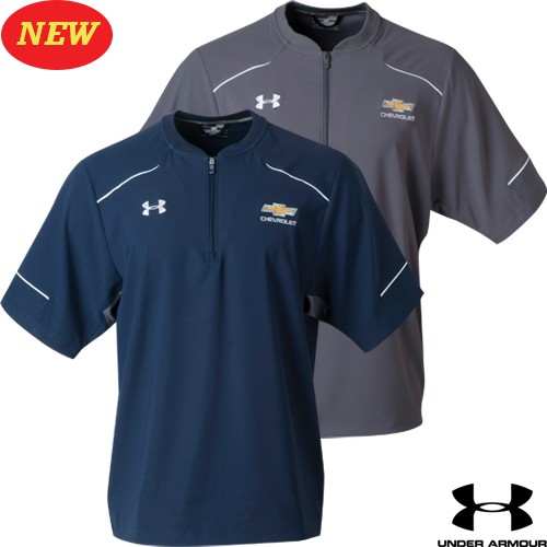Chevrolet Under Armour Ultimate Short Sleeve Windshirt with Gold Bowtie