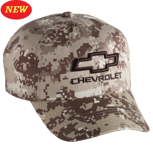 Chevrolet Camo Digital 3-D Hat with Bowtie