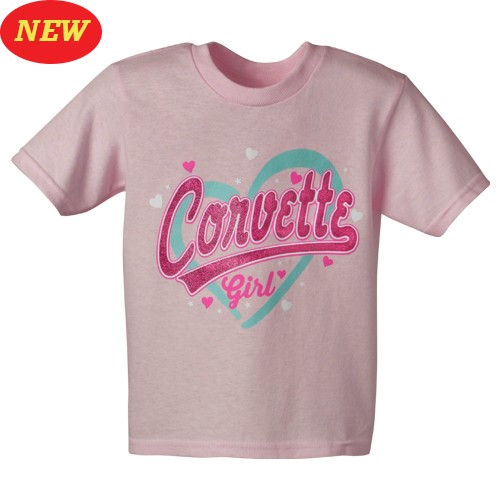 Corvette Girl Young Love Toddler T Shirt
