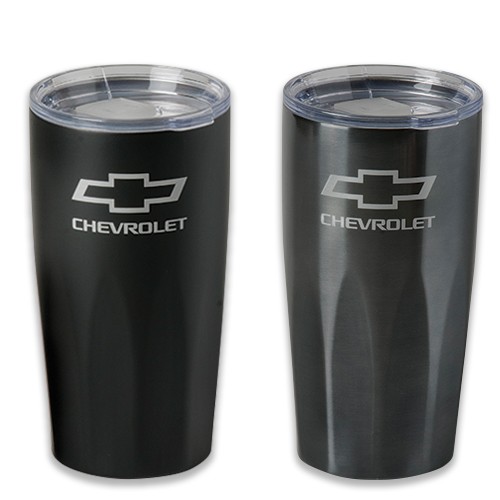 Chevrolet Stainless Steel Tumbler with Bowtie