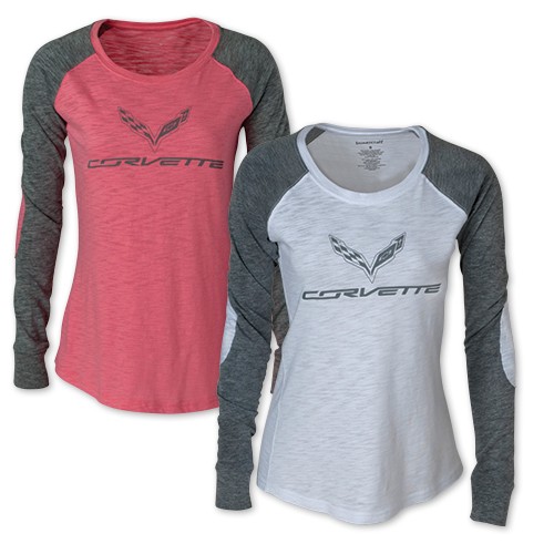 Ladies C7 Corvette Long Sleeve Shirt