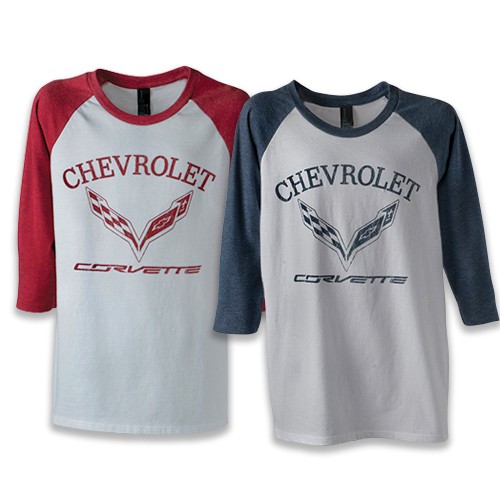 C7 Corvette Youth Raglan T Shirt