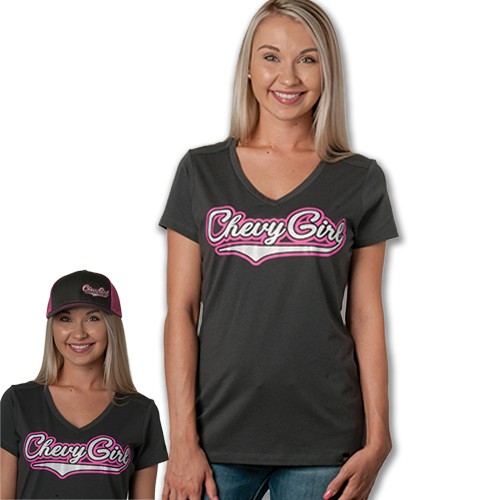 Chevy Girl Glitter T Shirt