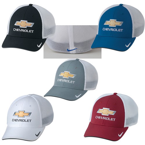 Chevrolet Nike Mesh Hat with Gold Bowtie