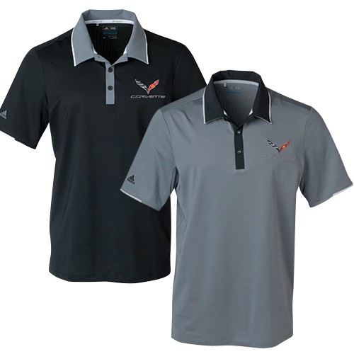 C7 Corvette Performance Colorblock Polo by Adidas