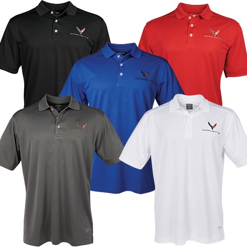 Men's C8 Corvette Callaway Dry Core Polo