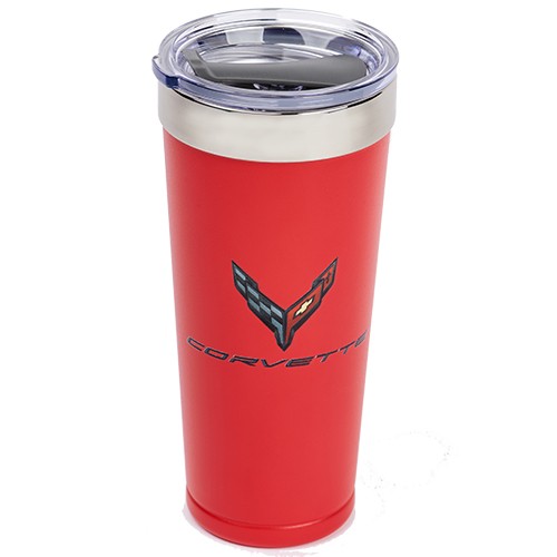 C8 Corvette Red Polar Tumbler