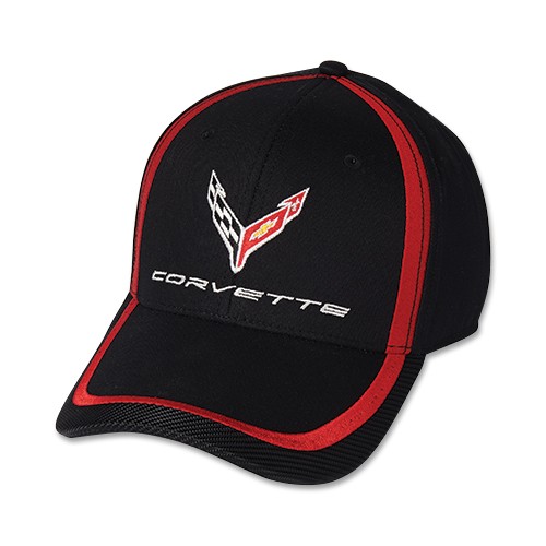 C8 Corvette Red Stripe Accent Hat