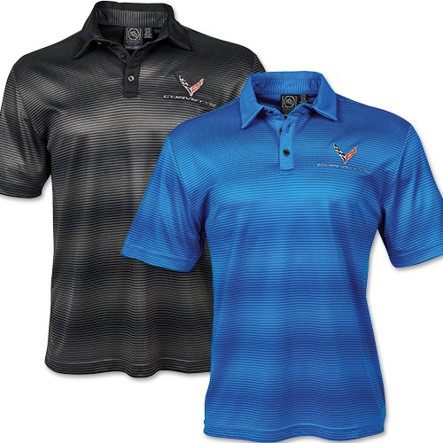 Men's C8 Corvette Vibe Performance Polo