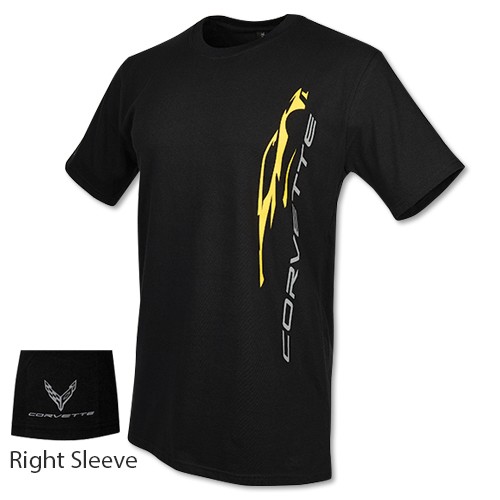 C8 Corvette Vertical Gesture T Shirt