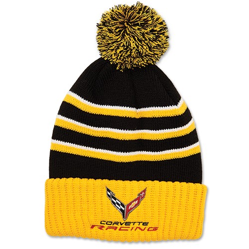 C8 Corvette Racing Beanie with Pom 