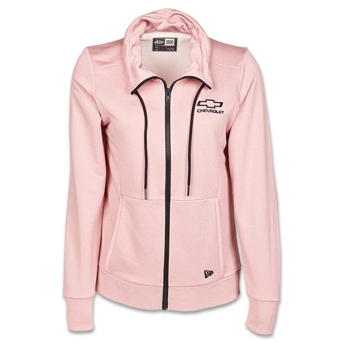 Ladies Chevrolet Terry Cowl Full Zip Jacket with Bowtie
